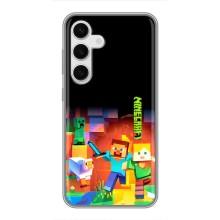 Чохли для Samsung Galaxy S24 (Персонажі МайнКрафт) – Герой Майнкрафт