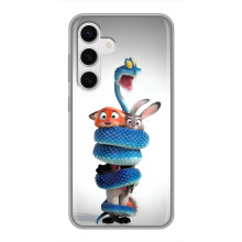 Силіконовий чохол з принтом Зоотрополіс для Samsung Galaxy S24 – Змія Зоо