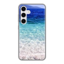 Силиконовый чехол с КАРТИНКАМИ лето для Samsung Galaxy S24 (AlphaPrint) (Море)