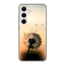 Силиконовый Чехол с одуванчиками на Samsung Galaxy S24 – Роздумаханый одуванчик