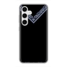 Силиконовый Чехол на Samsung Galaxy S24 (Воротник вышиванки)