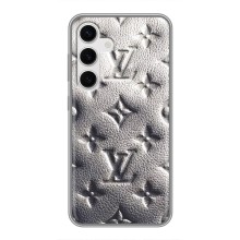 Текстурный Чехол Louis Vuitton для Самсунг С24 (Бежевый ЛВ)