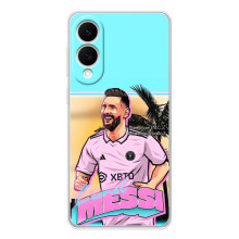 Чохли для Самсунг Галаксі S25 Едж. - Лео Мессі Маямі (Майами Месси)