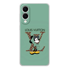Чехлы Луи Витон для Samsung Galaxy S25 Edge (AlphaPrint - LOUIS VUITTON) (Микки Маус LV)