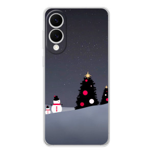 Чехлы на Новый Год Samsung Galaxy S25 Edge (Снеговички)