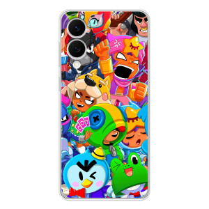 Чехлы Brawl Stars для Samsung Galaxy S25 Edge (AlphaPrint)