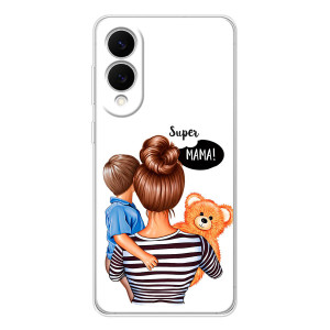 Чехол с печатью для Samsung Galaxy S25 Edge - (Мама с ребенком) (AlphaPrint)