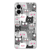 Чохли з Котиками для Samsung Galaxy S25 Edge (VPrint) (Мальовані котики)