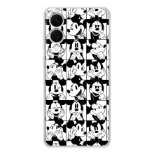Чехлы с принтом Микки Маус на Samsung Galaxy S25 Edge (Коллаж Микки Маус)