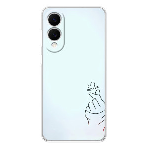 Чехлы (Знак сердечка) на Samsung Galaxy S25 Edge – Сердце на голубом