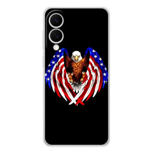Чехол Флаг USA для Samsung Galaxy S25 Edge – Крылья США