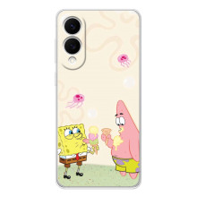 Чехол Губка Боб для Самсунг Галакси С25 Эдж (Патрик и Боб)