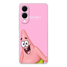 Чехол Губка Боб для Самсунг Галакси С25 Эдж (Персонаж Патрик)