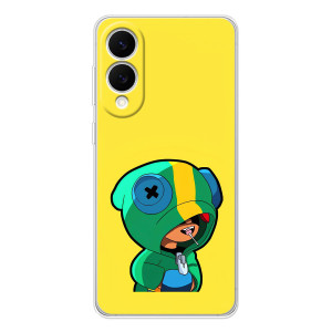 Чехол Бравл Старс для Samsung Galaxy S25 Edge – Леон (LEON)