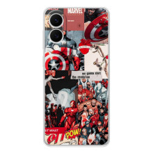 Чехол МАРВЕЛ для Самсунг Галакси С25 Эдж (AlphaPrint) (Марвел Комикс)