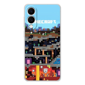 Чохол Майнкрафт на Samsung Galaxy S25 Edge (AlphaPrint) Minecraft