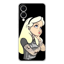 Чехол с печатью для Samsung Galaxy S25 Edge - (Мода) (AlphaPrint) (Девочка в тату)