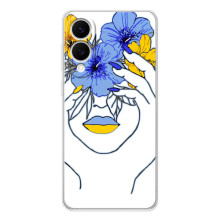 Чехол на Samsung Galaxy S25 Edge Украинский дизайн (Украинка на всю голову)