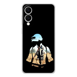Силиконовый чехол с картинкой "Герой Pubg" на Samsung Galaxy S25 Edge – Пубг мен