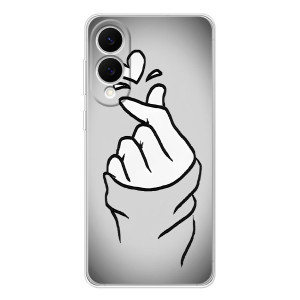Чохол з принтом для Samsung Galaxy S25 Edge (AlphaPrint - Знак сердечка)