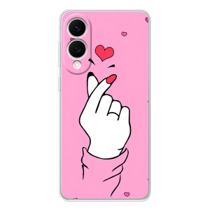 Чехол с принтом для Samsung Galaxy S25 Edge (AlphaPrint - Знак сердечка)