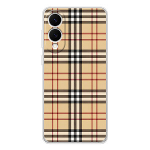 Чохол з Брендами одягу на Саламсунг Галаксі S25 Едж – Burberry стиль