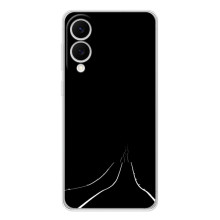Чехол с картинками на черном фоне для Samsung Galaxy S25 Edge – Дорога