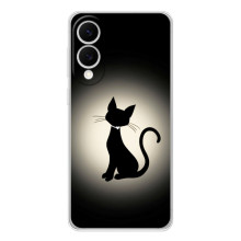 Чохол з принтом для Samsung Galaxy S25 Edge (AlphaPrint) Модні коти (Силует котика)