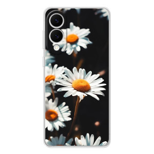 Чехол с ромашками на Samsung Galaxy S25 Edge – Белые ромашки