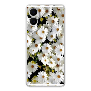 Чехол с ромашками на Samsung Galaxy S25 Edge – Рамка в ромашках