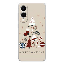 Чехол Санта Клаус для Samsung Galaxy S25 Edge (Merry Christmas)
