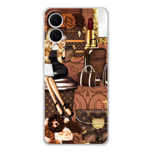 Чехол Стиль Louis Vuitton на Samsung Galaxy S25 Edge – Мода Луи Виттон