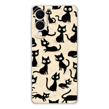 Чохол з малюнком кіт на Samsung Galaxy S25 Edge (Чорні коти)