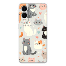 Чохол з малюнком кіт на Samsung Galaxy S25 Edge (Колаж котів)