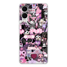 Чехол с кроликом Куроми на Samsung Galaxy S25 Edge – Коллаж Куроми