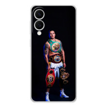 Чехол с картинкой Александр Усик для Samsung Galaxy S25 Edge – Усик с поясами