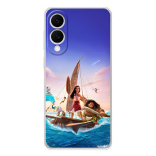 Чехол с мультфильмом Моана Samsung Galaxy S25 Edge – Моана и Мауи