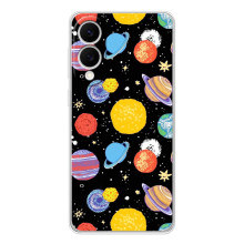 Космические Чехлы для Самсунг Галакси С25 Эдж (VPrint) (Рисованные планеты)