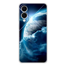 Космические Чехлы для Самсунг Галакси С25 Эдж (VPrint) (Земля с космоса)