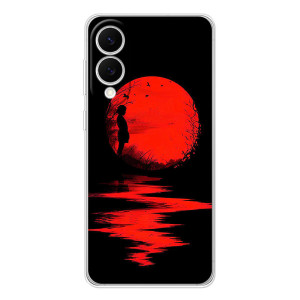 Летний Чехол на Samsung Galaxy S25 Edge – Красный Закат