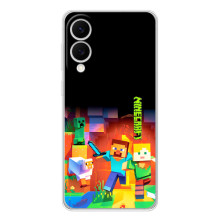 Чехлы для Samsung Galaxy S25 Edge (Персонажи Майн Крафт) (Герой Майнкрафт)