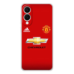 Силиконовые Чехлы принт Футбол на Samsung Galaxy S25 Edge – Man United