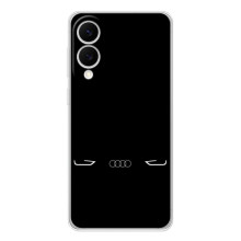 Силиконовый бампер с картинкой машины на Samsung Galaxy S25 Edge (Силует Audi)