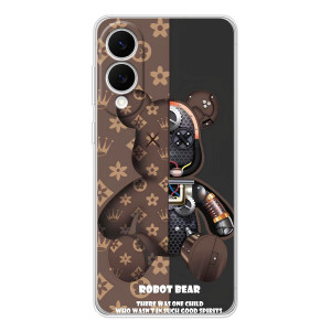Силиконовый чехол для Samsung Galaxy S25 Edge – Медмедь Луи Виттон