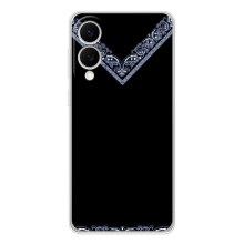 Силиконовый Чехол на Samsung Galaxy S25 Edge (Воротник вышиванки)