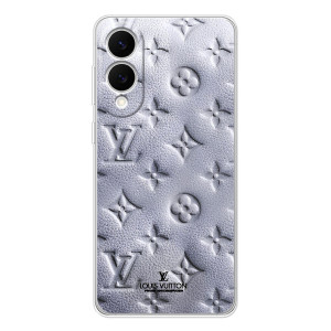 Текстурный Чехол Louis Vuitton для Сamsung Гэлэкси С25 Эдж – Белый ЛВ