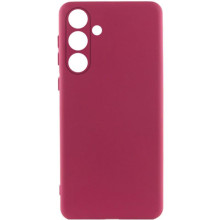 Чехол Silicone Cover Ummi Lakshmi Full Camera (AA) для Samsung Galaxy S25 FE – Бордовый