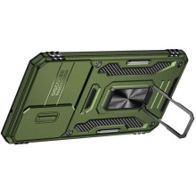 Ударостійкий чохол Camshield Army Ring для Samsung Galaxy S25 FE – Оливковий