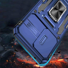 Ударостійкий чохол Camshield Army Ring для Samsung Galaxy S25 FE – Синій