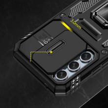 Ударостійкий чохол Camshield Army Ring для Samsung Galaxy S25 FE – Чорний